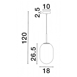 ACUYO LAMPA WISZĄCA LE43356   Luces Exclusivas